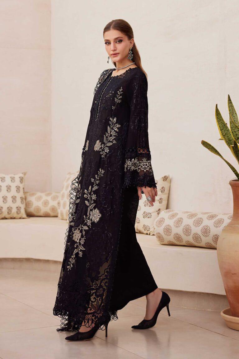 03-Piece Lawn Suit With Embroidery - Ready To Wear