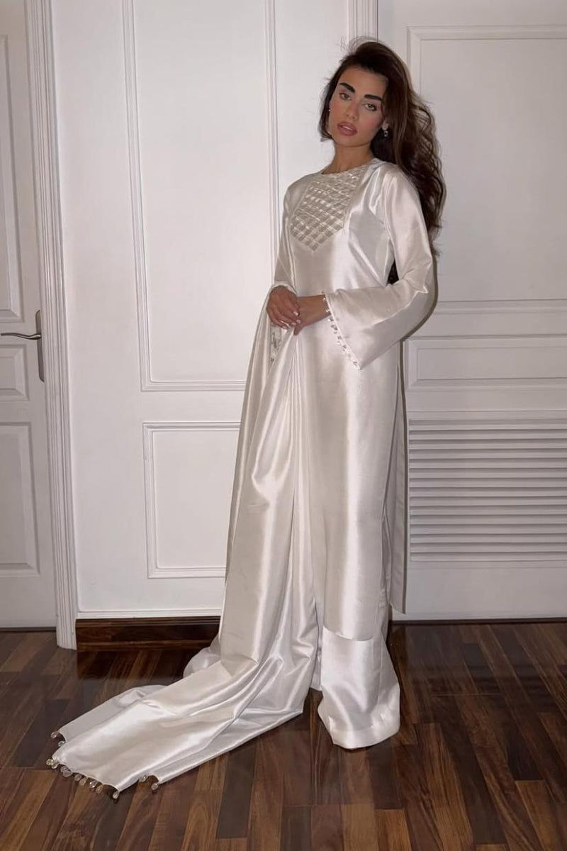 03-Piece Russian Silk Suit - Ready To Wear