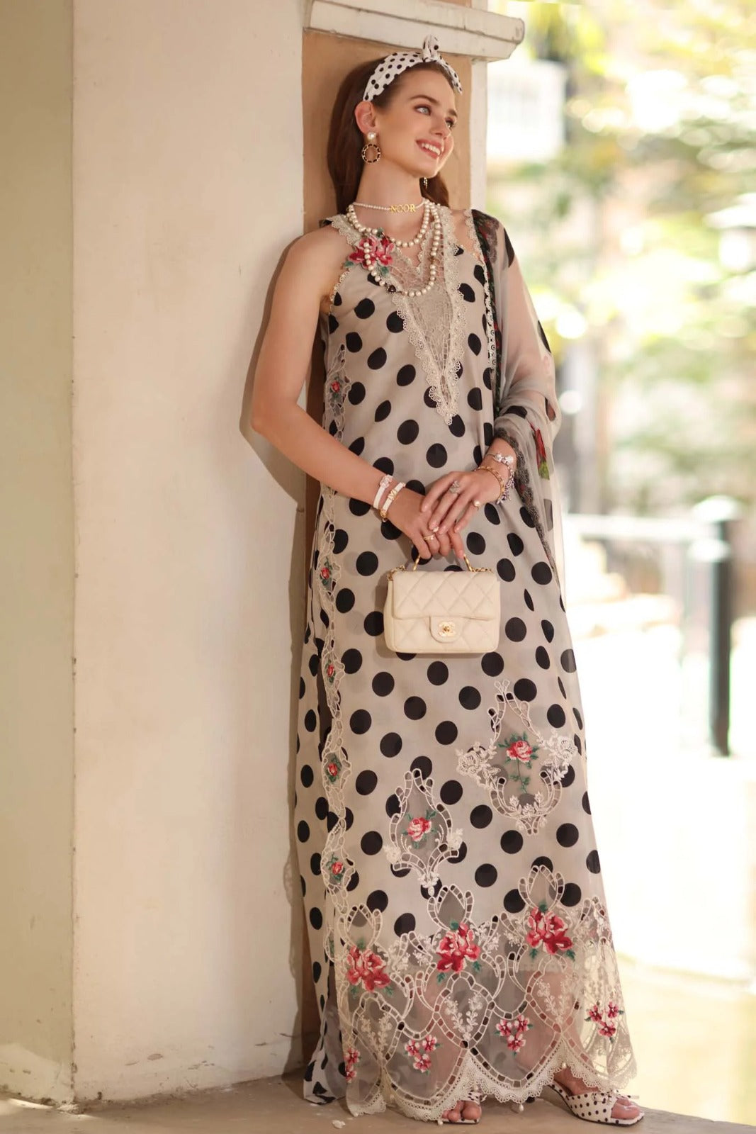 03-Piece Embroidered Chikankari Suit - Ready To Wear