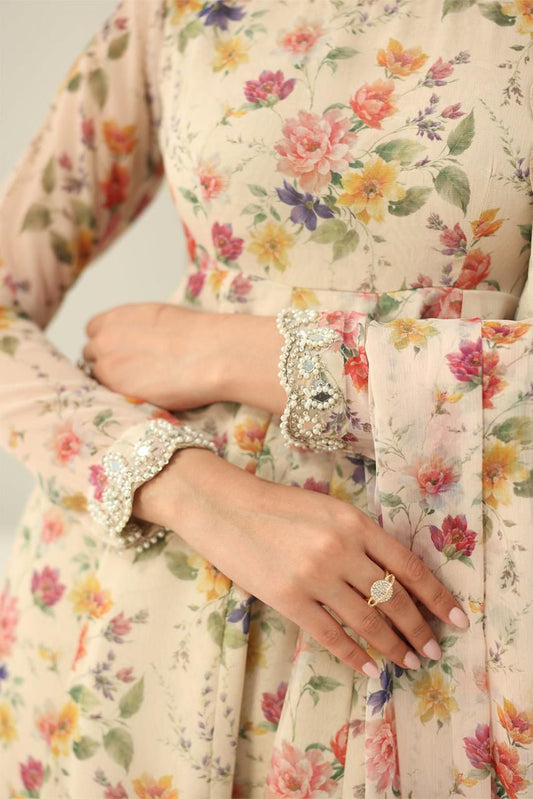 03-Piece Printed Lawn Suit - Ready To Wear