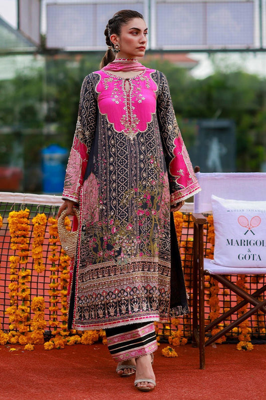 03-Piece  Suit With Embroidery - Ready To Wear