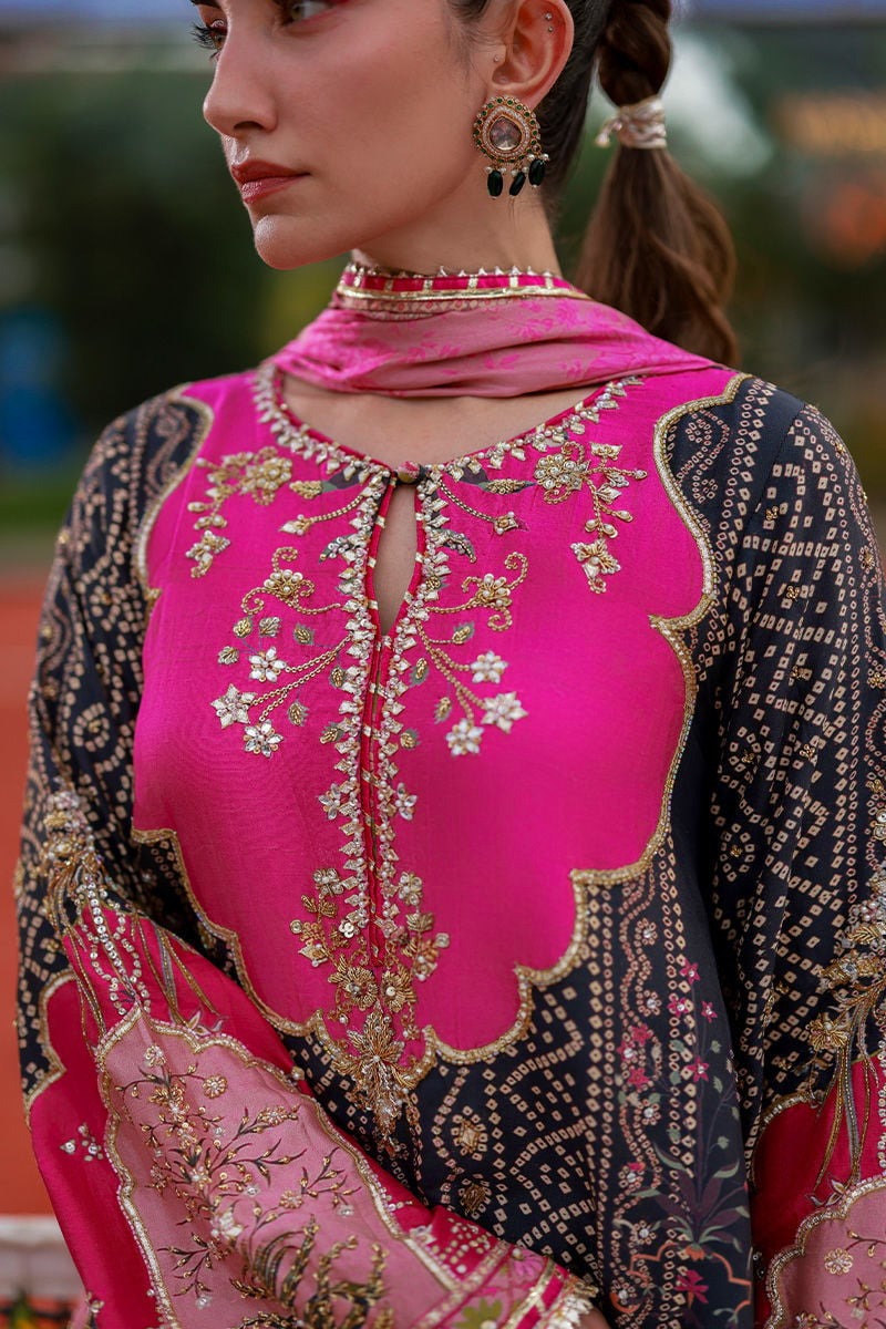 03-Piece  Suit With Embroidery - Ready To Wear