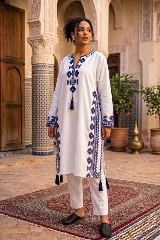 02-Piece Lawn Cotton Suit - Ready To Wear