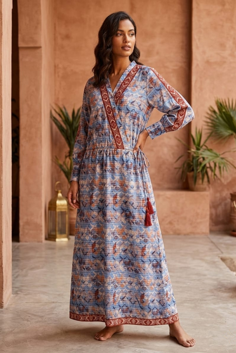 02-Piece Long Kaftan - Ready To Wear
