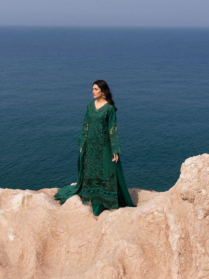 03-Piece Cotton Suit With Chikankari Embroidery - Ready To Wear