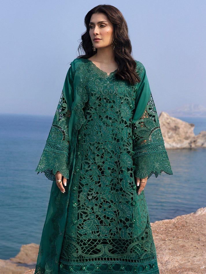 03-Piece Cotton Suit With Chikankari Embroidery - Ready To Wear