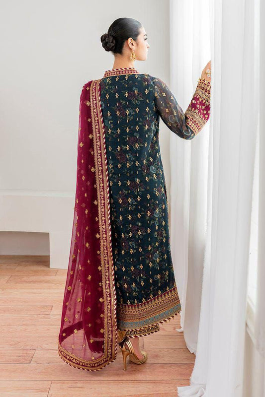 03-Piece Chiffon Suit With Sequin Work | Ready To Wear