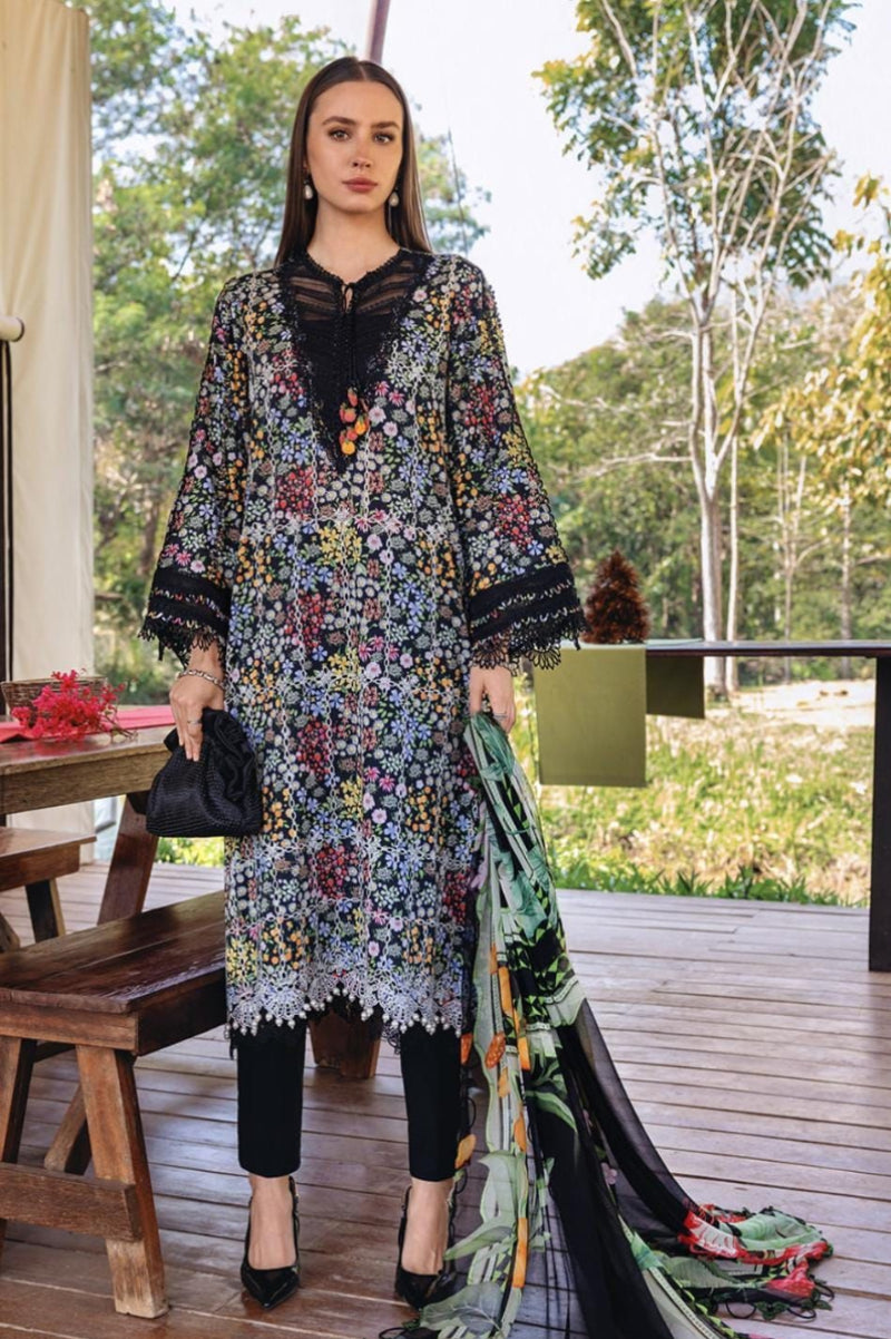 03-Piece Printed Lawn Suit | Ready To Wear