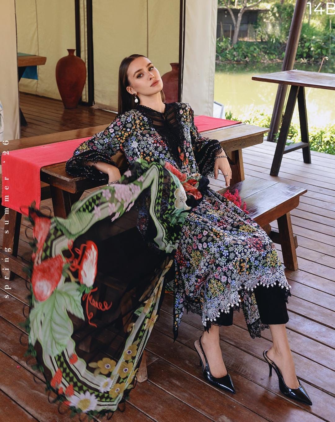 03-Piece Printed Lawn Suit | Ready To Wear