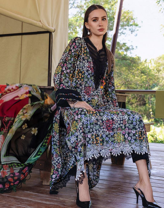 03-Piece Printed Lawn Suit | Ready To Wear