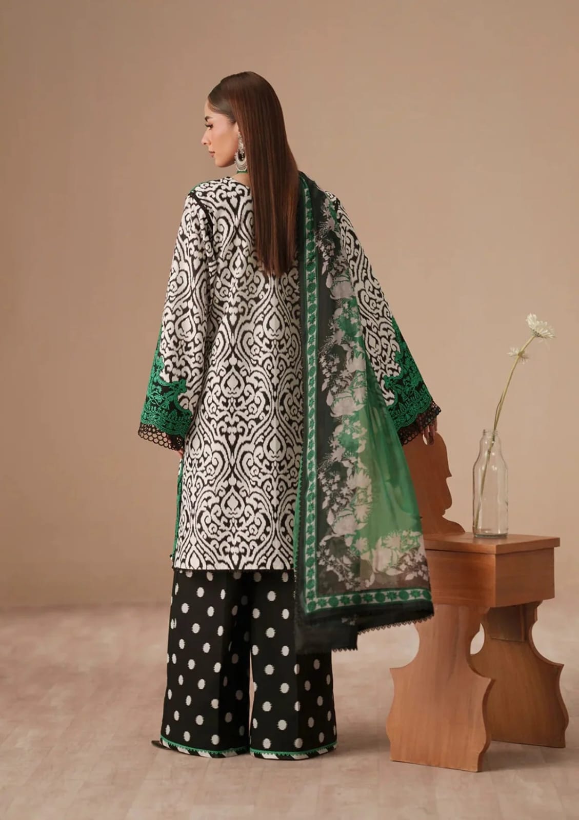 03-Piece Printed Lawn With Embroidery | Ready To Wear