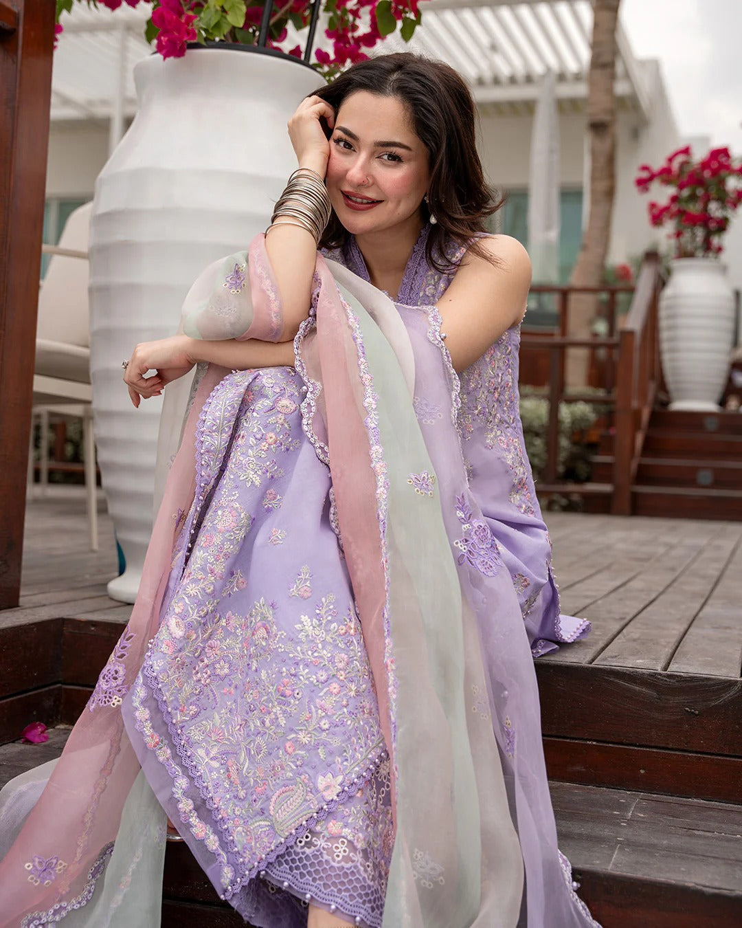 03-Piece Embroidered Lawn Suit | Ready To Wear