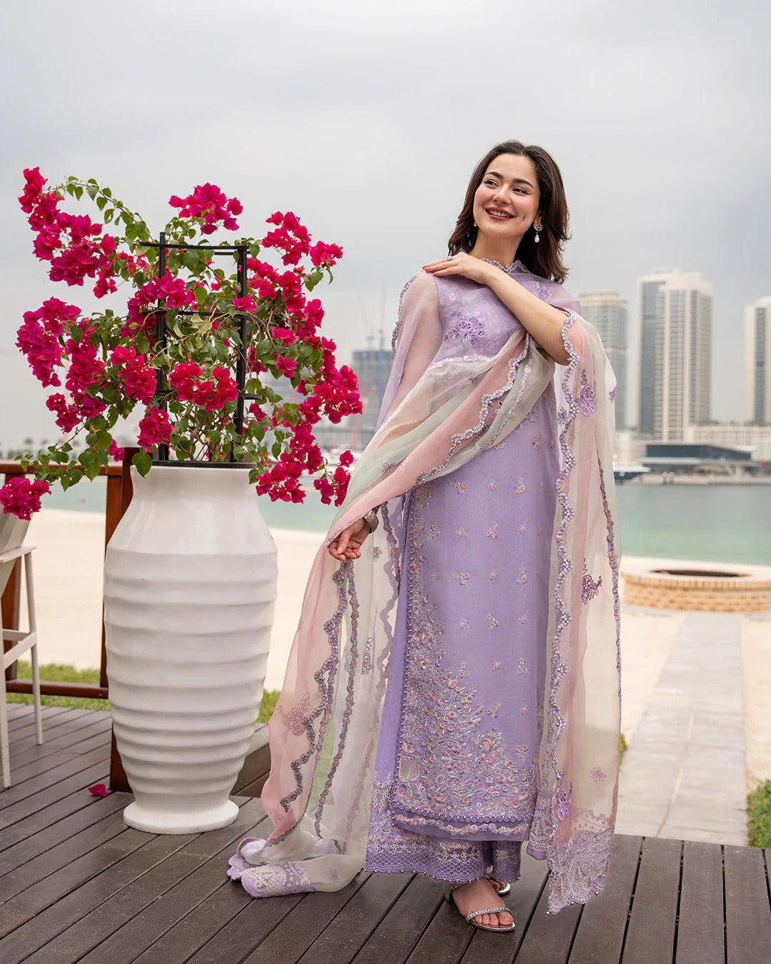 03-Piece Embroidered Lawn Suit | Ready To Wear