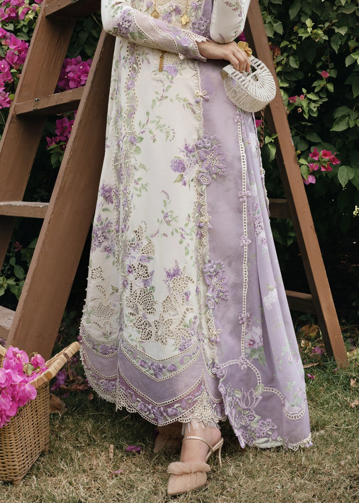 Lavender Fall - Embroidered Lawn Suit | Ready To Wear