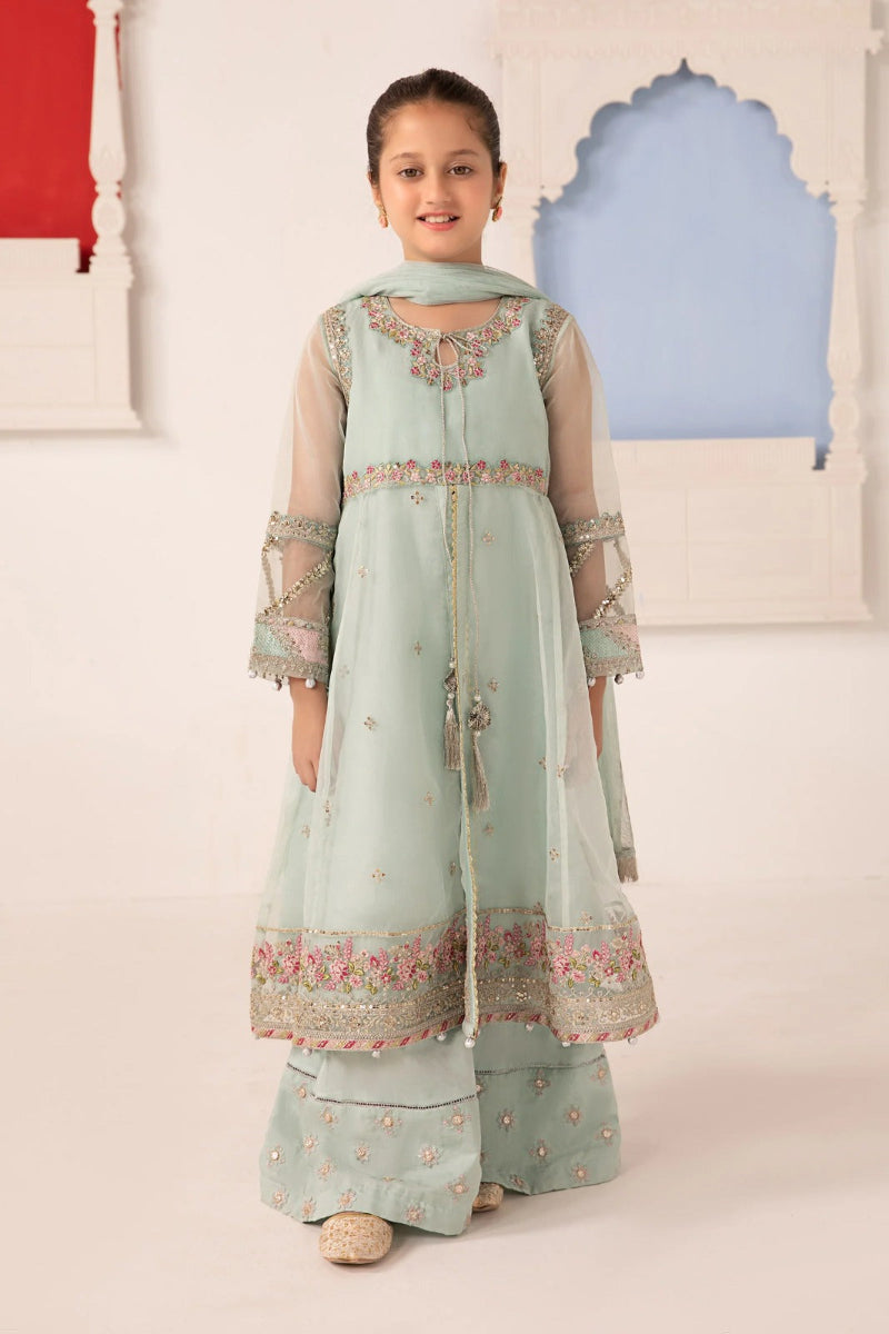 03-Piece Chiffon Suit With Embroidery | Ready To Wear