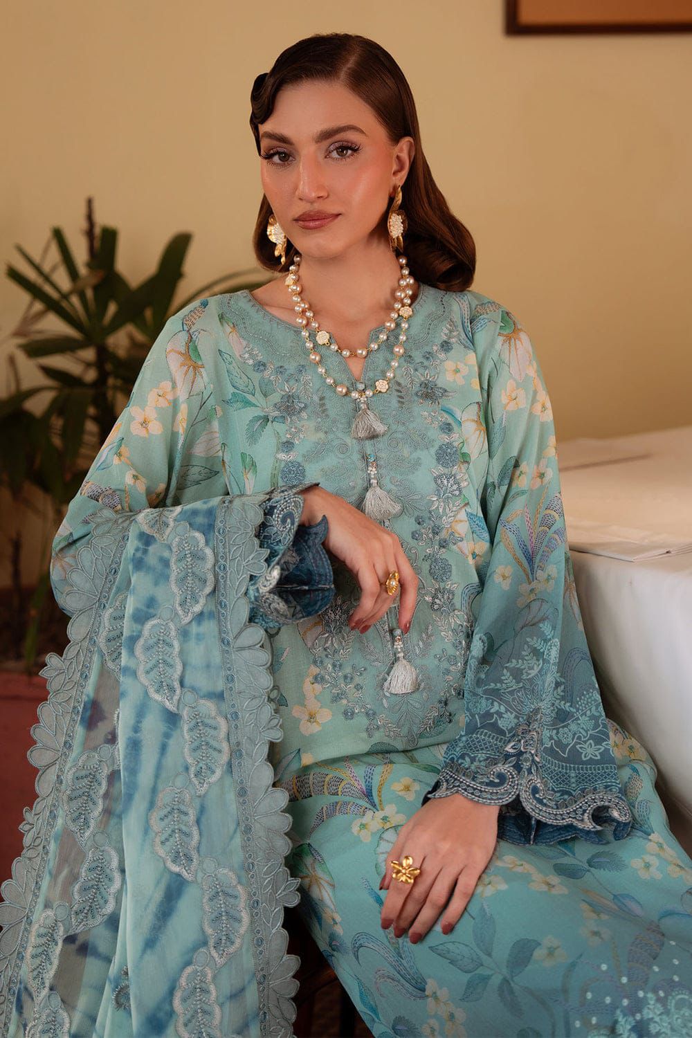 03-Piece Printed Lawn Suit | Ready To Wear
