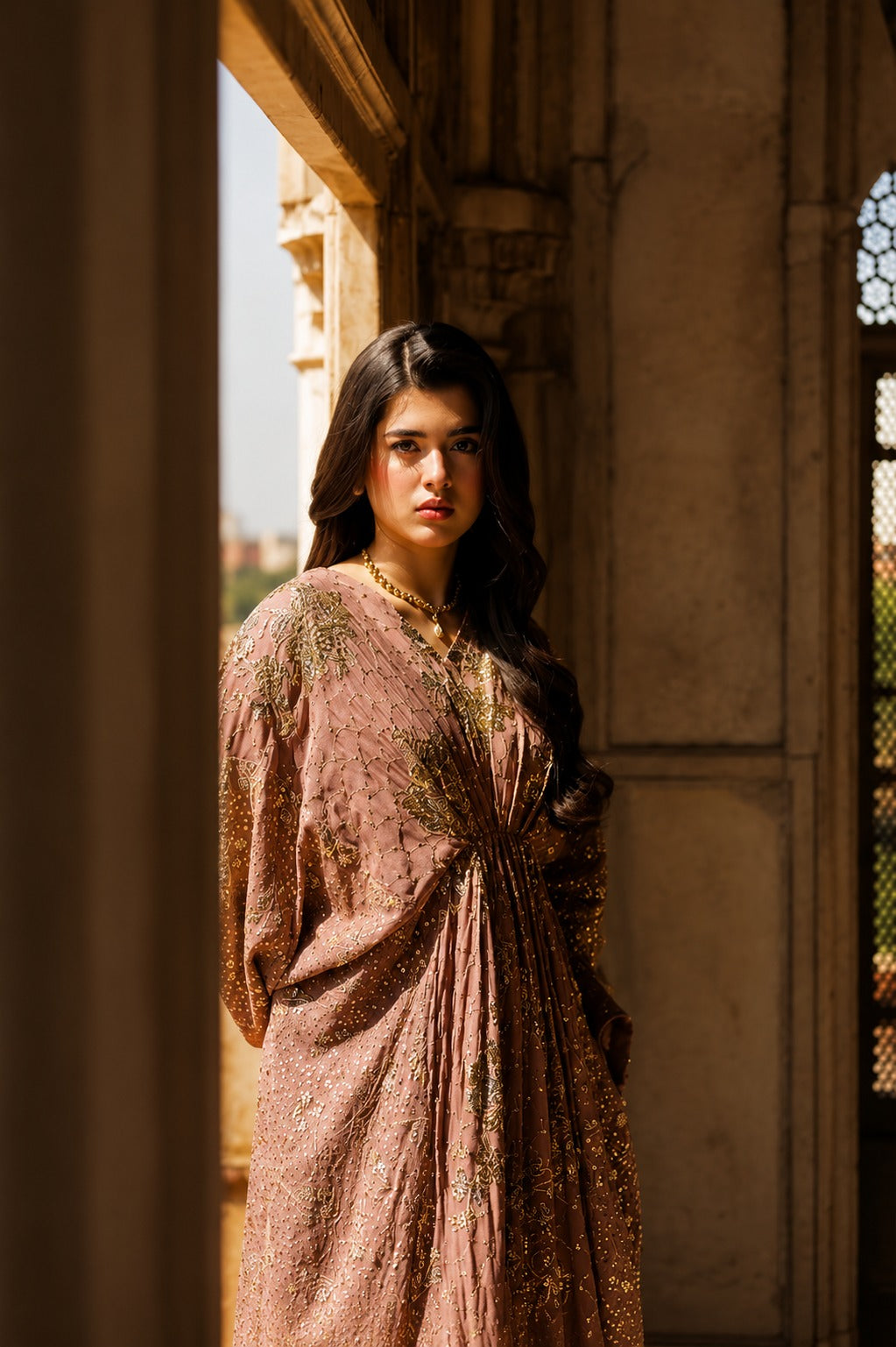 3-Piece Twin Sequined Embroidered Chiffon Suit with 4-Sided Dupatta | Ready to Wear