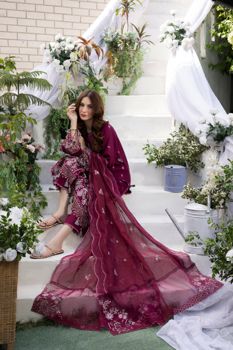3-Piece Premium Cotton Chikankari  Suit with Soft Monar Dupatta | Ready to Wear