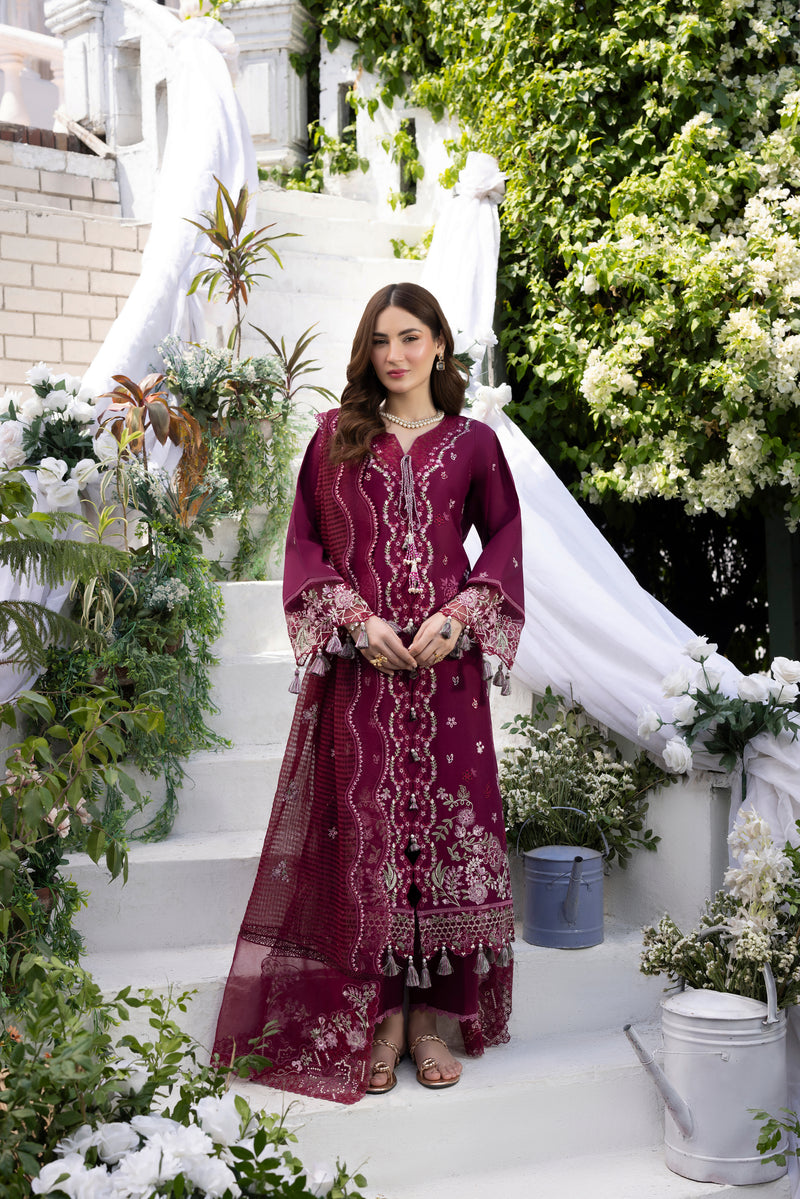 3-Piece Premium Cotton Chikankari  Suit with Soft Monar Dupatta | Ready to Wear