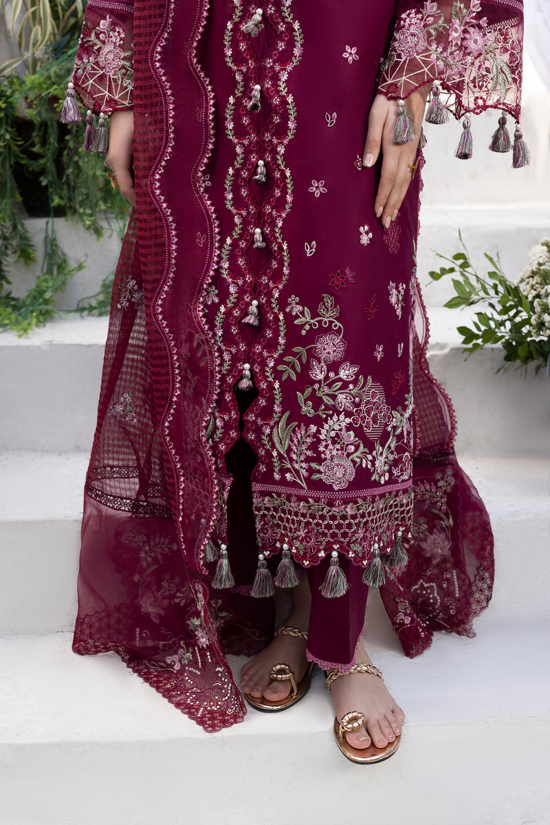 3-Piece Premium Cotton Chikankari  Suit with Soft Monar Dupatta | Ready to Wear