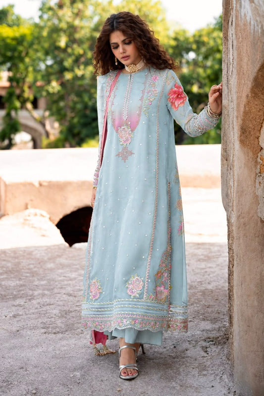03 Piece Printed Swiss Lawn Suit - Ready To Wear