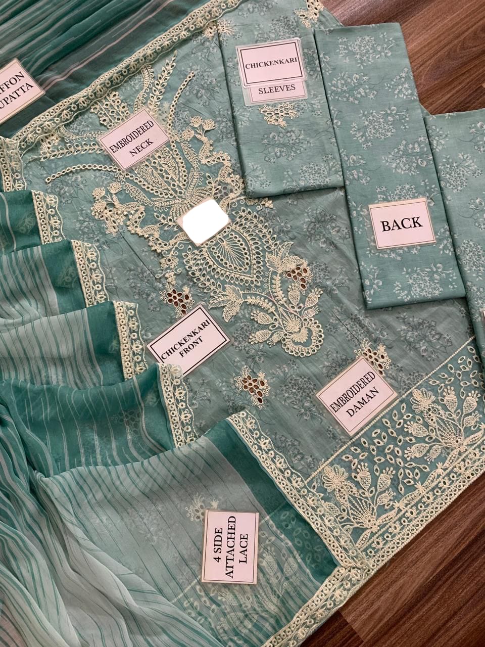 AFROZEH  3-Piece Embroidered Lawn Suit Collection