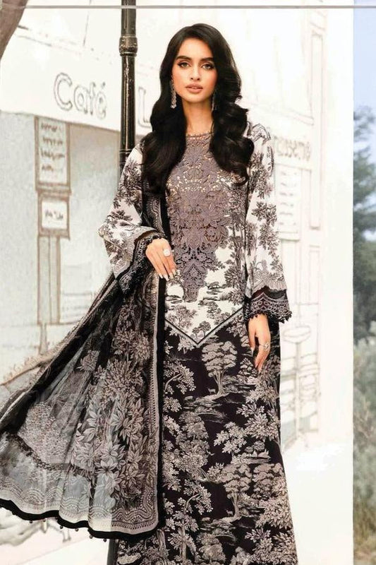 3 Piece Stitched Lawn - Ready To Wear