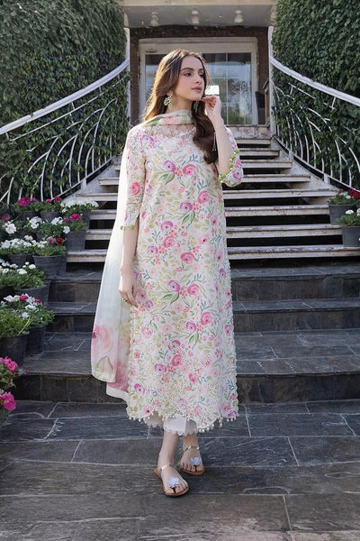 3 Piece Stitched Chikankari Suit - Ready To Wear