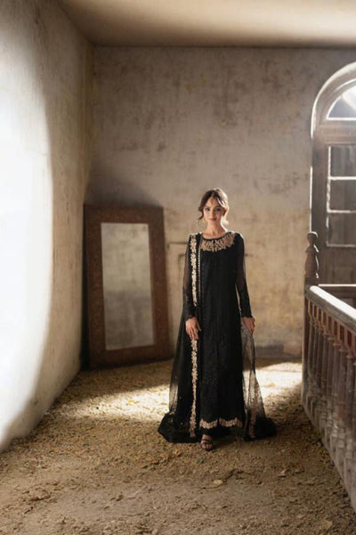 3 Piece Stitched Chiffon Dress - Ready To Wear