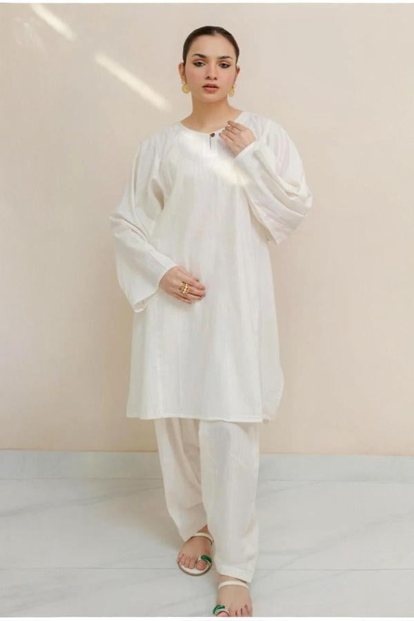 3 Piece Stitched Dress - Ready To Wear