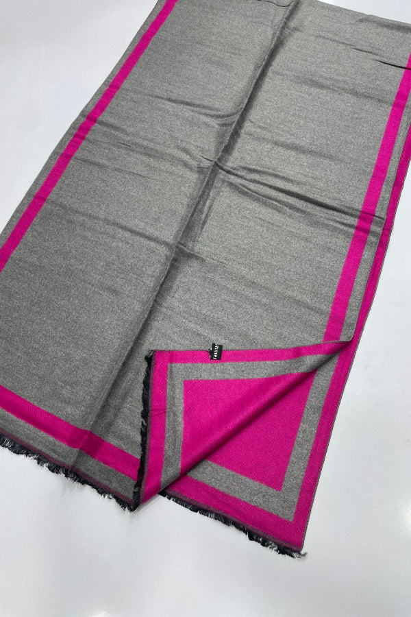 Pashmina Fine Soft Wool Reversible Stoles - Ready  to Wear