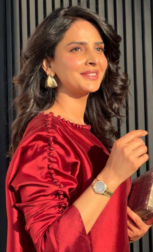 2-Piece Russian Silk Kaftan style long shirt Dress