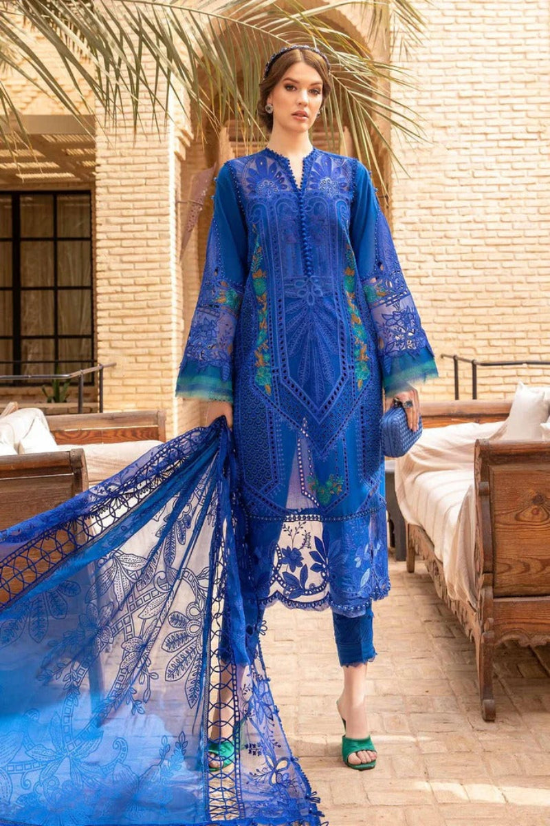 03-Piece Lawn Suit With Chikankari Embriodery - Ready To Wear
