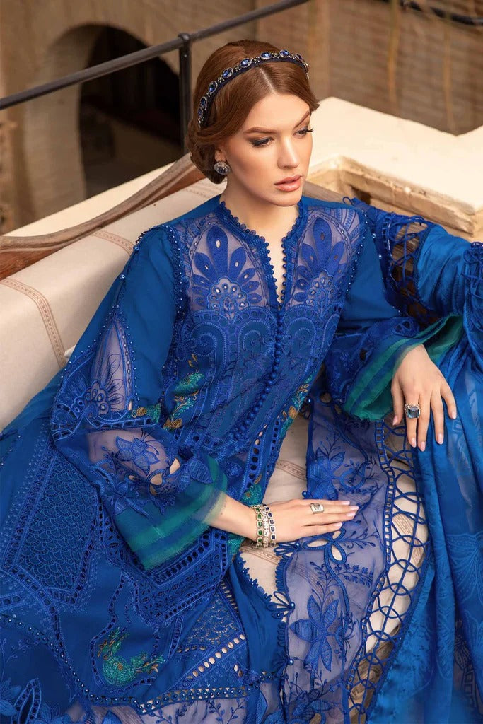 03-Piece Lawn Suit With Chikankari Embriodery - Ready To Wear