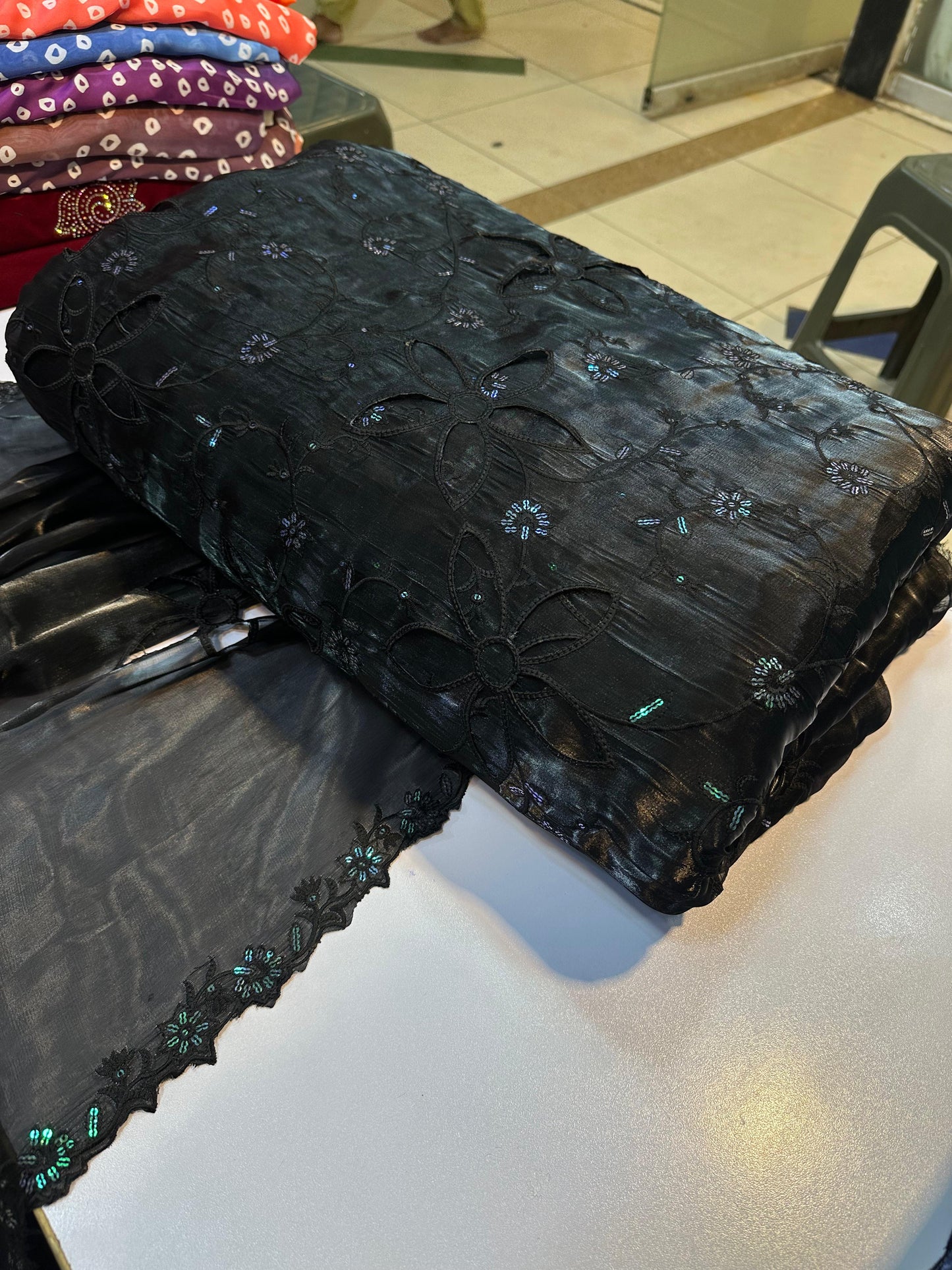 03-Piece Korean Silk Suit - Ready To Wear