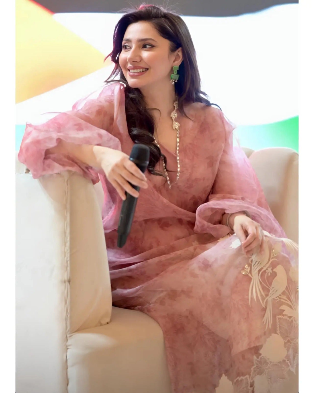 3-Piece Luxury Sheesha Silk Embroidered Suit with Satin Silk Trouser | Ready to Wear