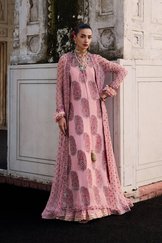 03 Piece Luxury Chiffon Suit - Ready To Wear