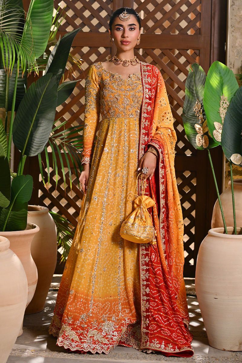 03-Piece Embroidered Chiffon Maxi | Ready To Wear