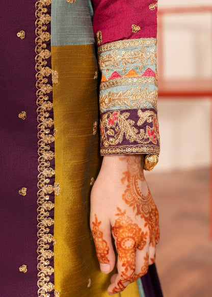 03-Piece Kids Raw Silk Suit