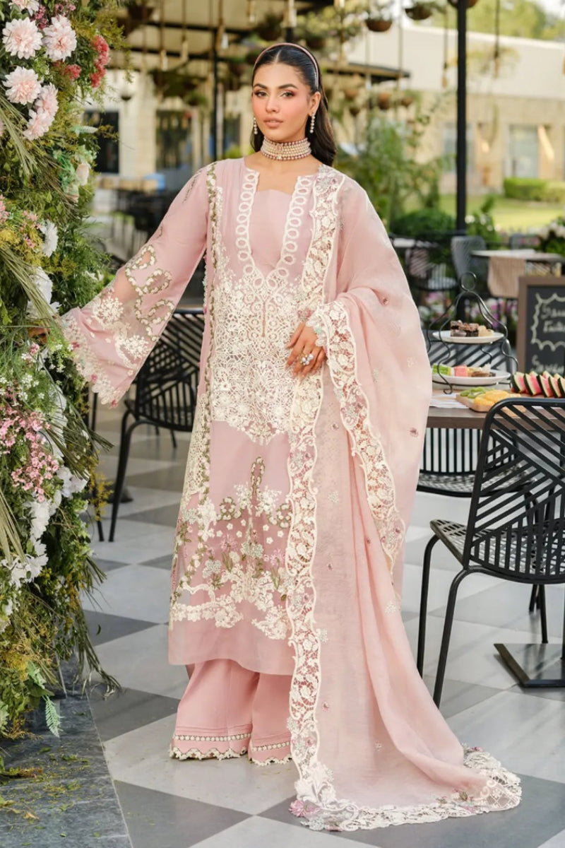 3 Pieces Embroidered Chikankari Luxury Lawn Suit Ready To Wear