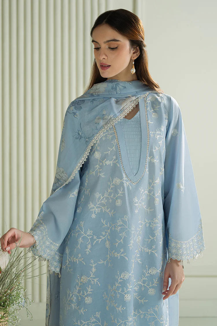 03-Piece Lawn Suit With Fully Embroidery | Ready To Wear