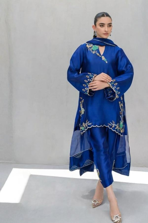 3 Piece Silk Suit