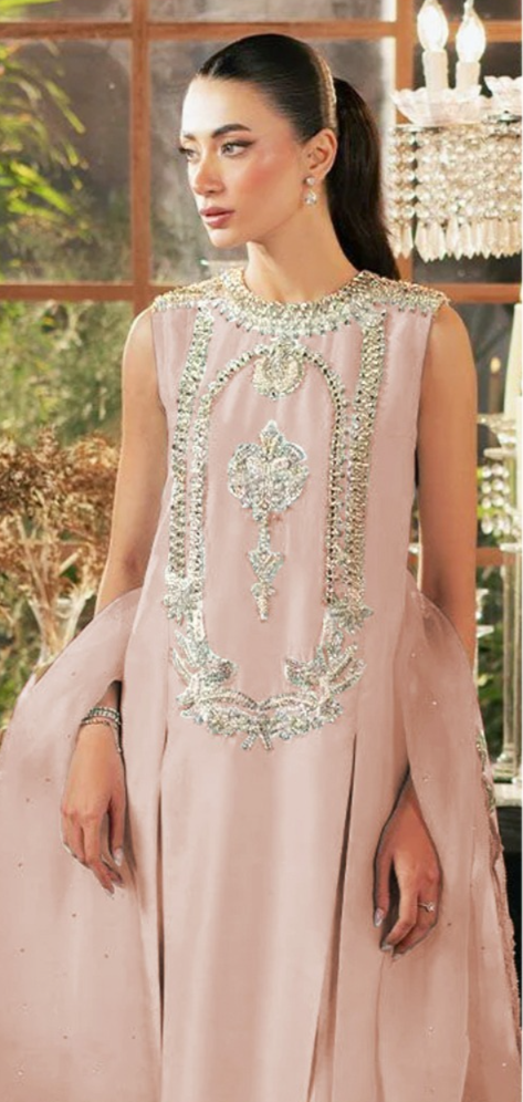 03-Piece Raw Silk Suit - Ready To Wear