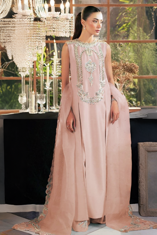 03-Piece Raw Silk Suit - Ready To Wear