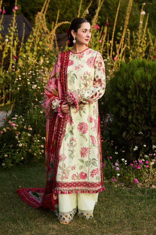 3 Piece Stitched  Dhank suit - Ready  to Wear