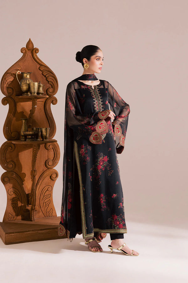 03-Piece Stitched Premium Lawn Suit Ready To Wear