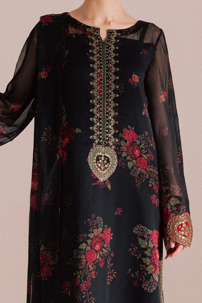 03-Piece Stitched Premium Lawn Suit Ready To Wear