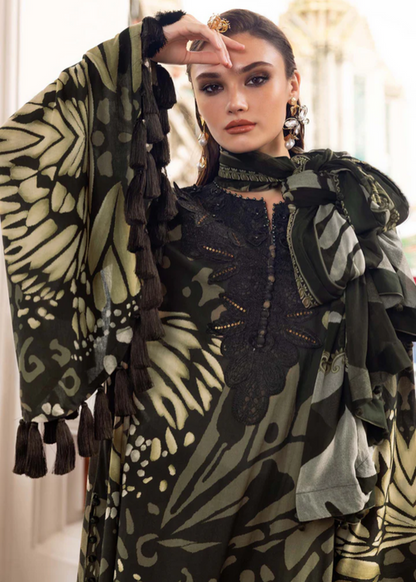 03-Piece Stitched Digital Printed Lawn Suit Ready To Wear