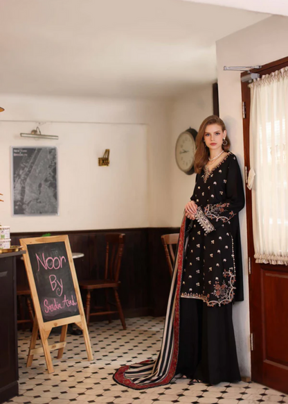 3  Piece Stitched  Dhank  suit  - Ready to Wear