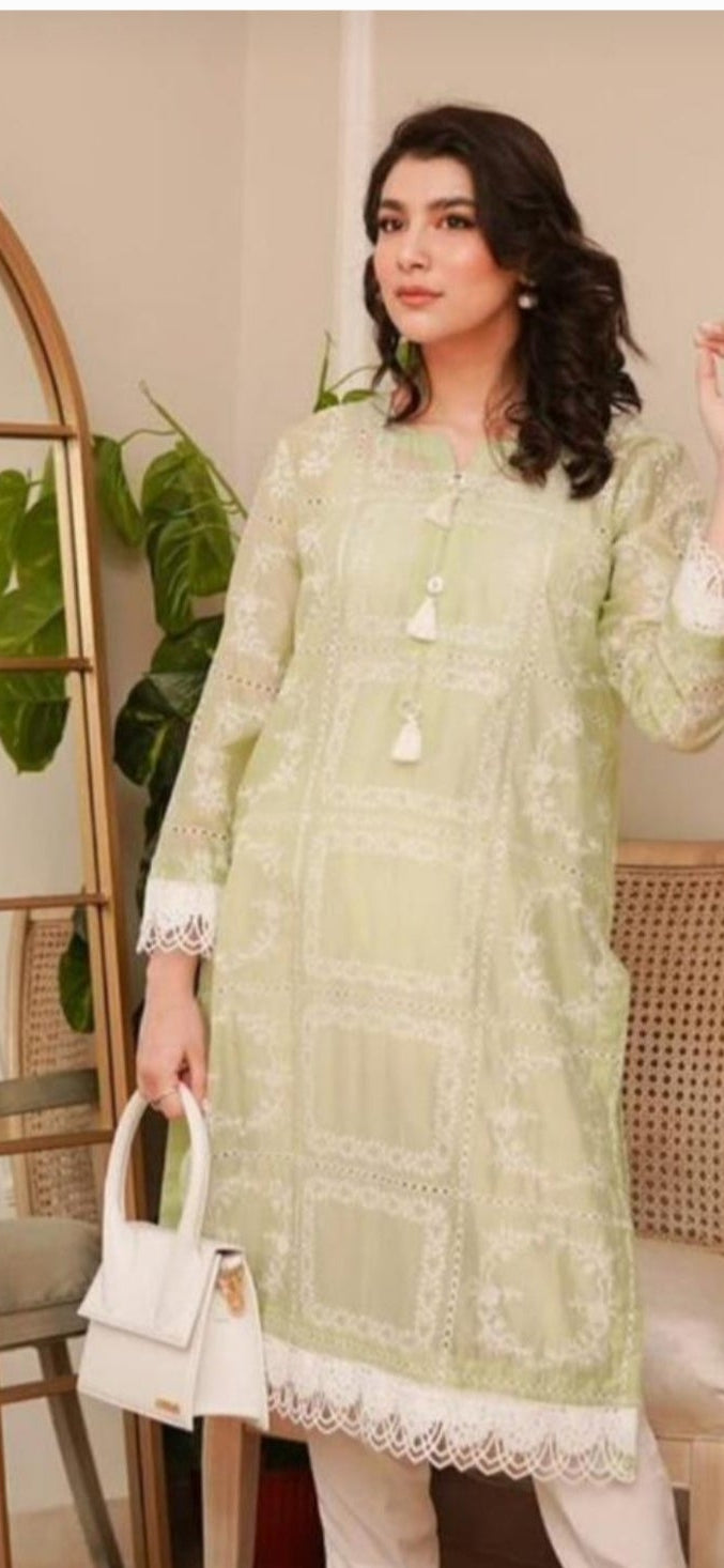 3 Piece Stitched Chikankari - Ready To Wear